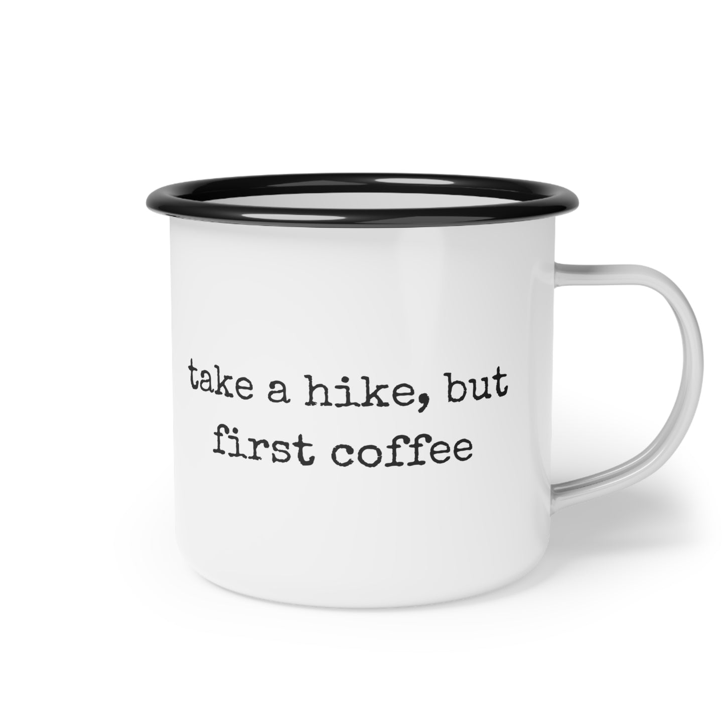 But First Coffee Enamel Mug