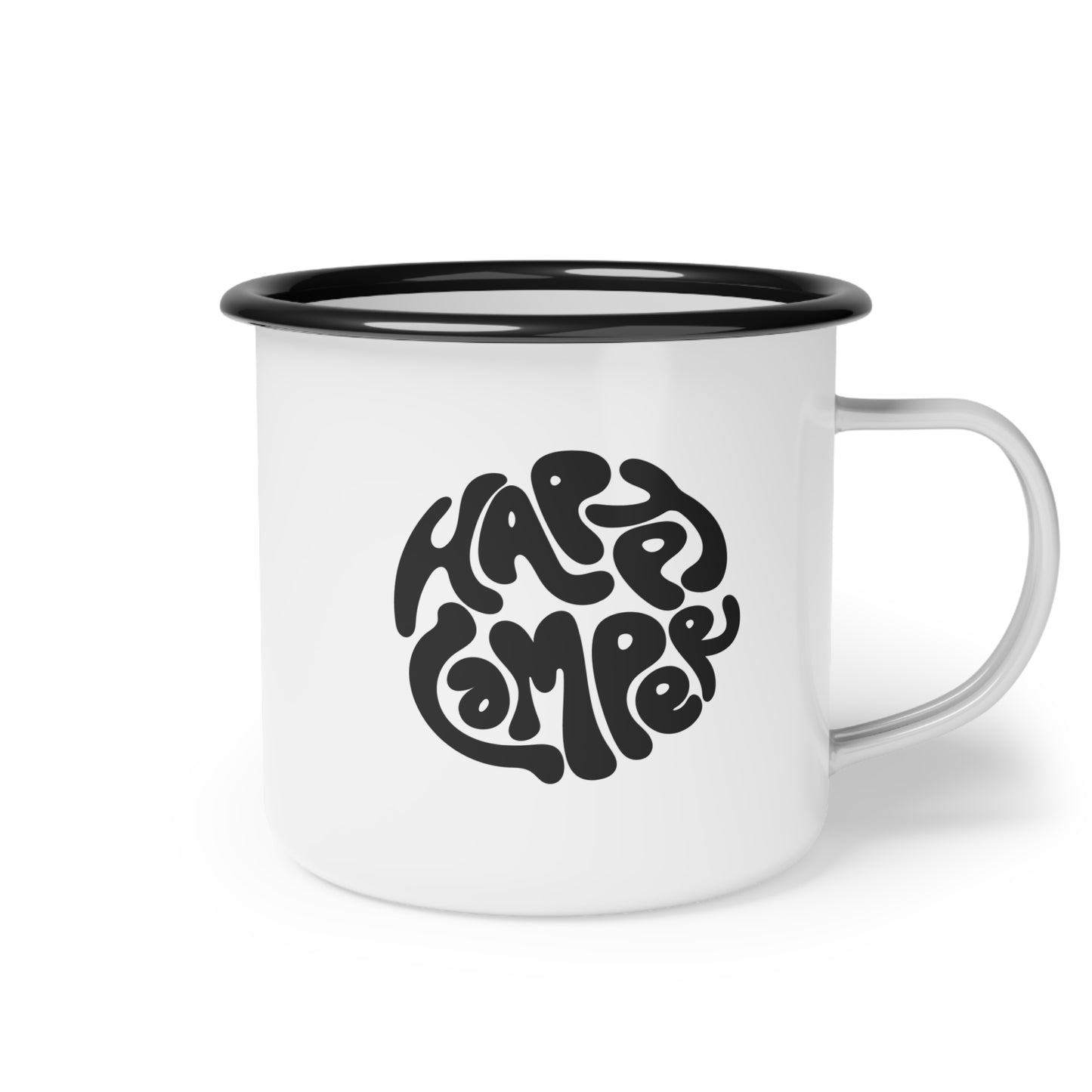 Happy Camper Enamel Mug